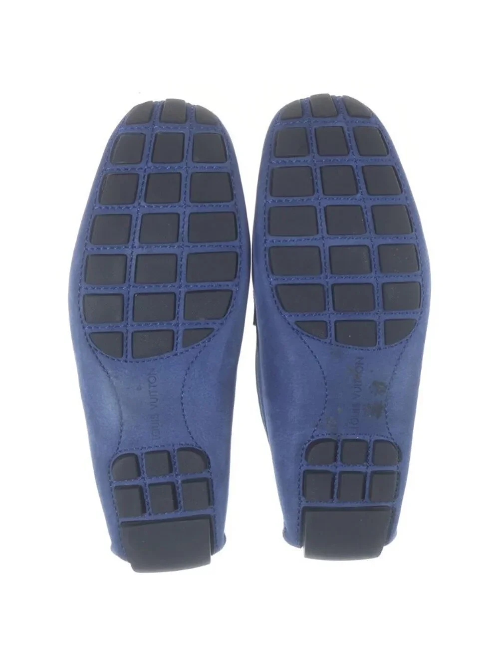 Louis Vuitton Monte Carlo Line Loafers Driving Shoes Navy